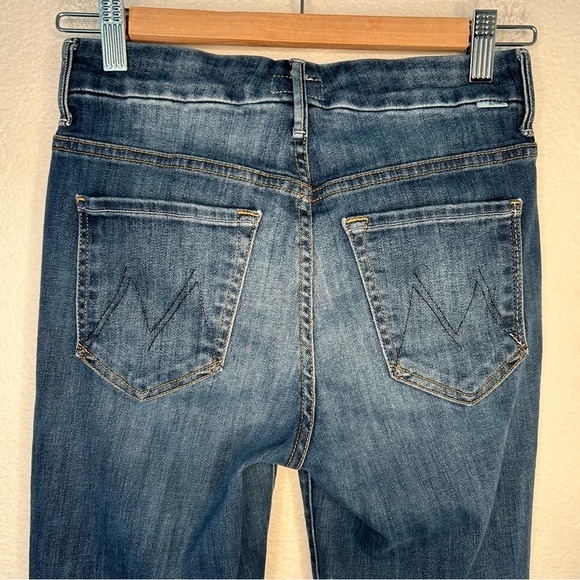 Mother High Waisted Looker Ankle Fray jeans Not Rough Enough 26 - Picture 13 of 16
